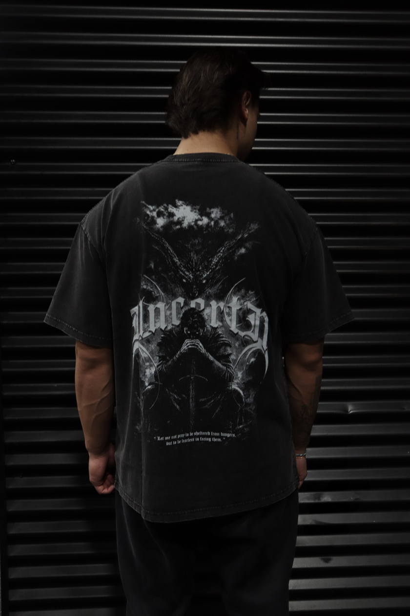 UC027 Aspire Oversized Tee - Black Wash