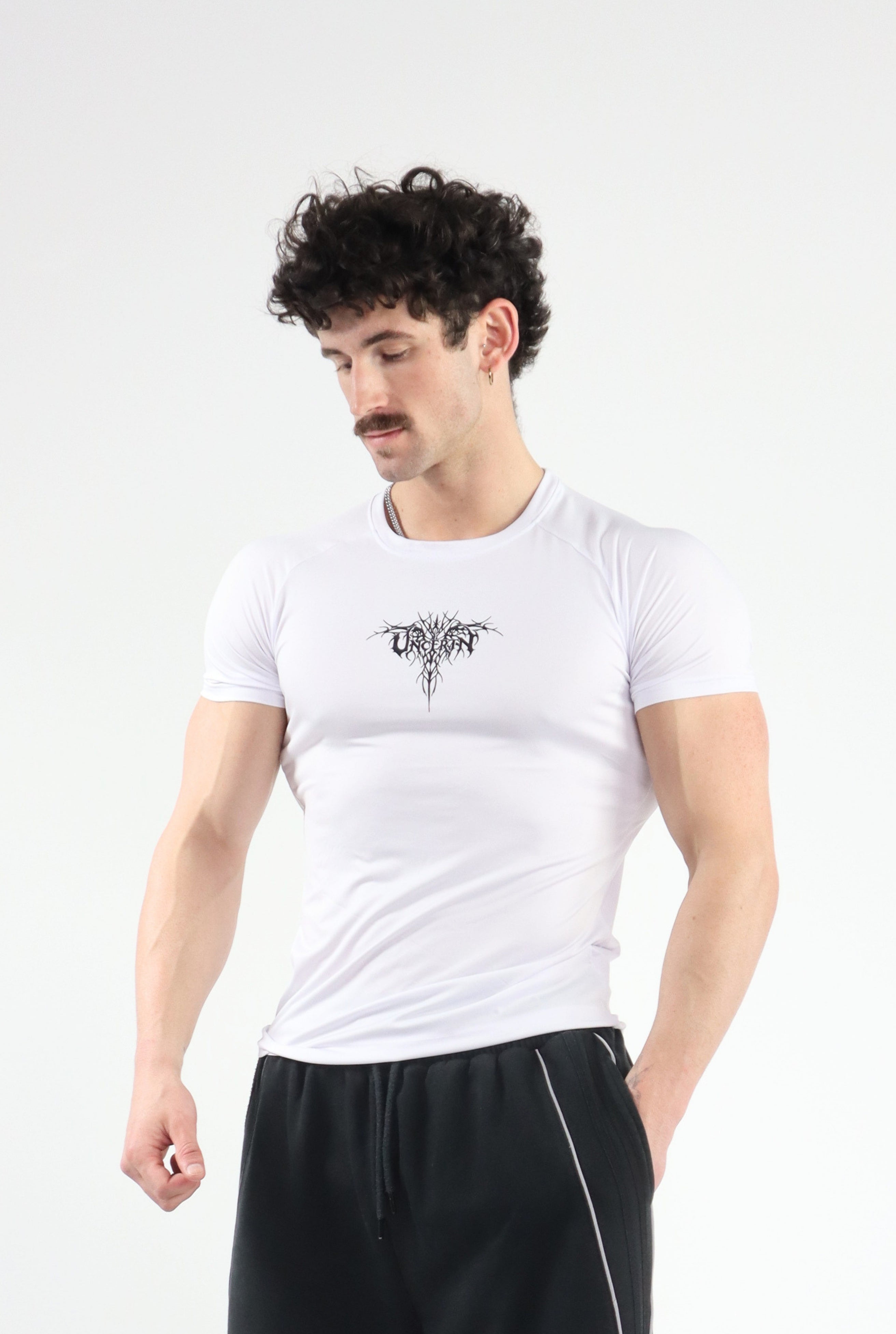 UC023 Envy Compression Tee - White