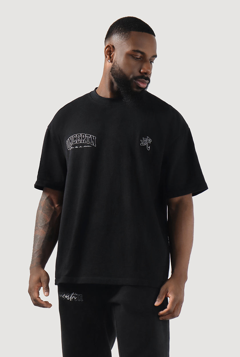 UC040 Samurai Oversized Tee - Black