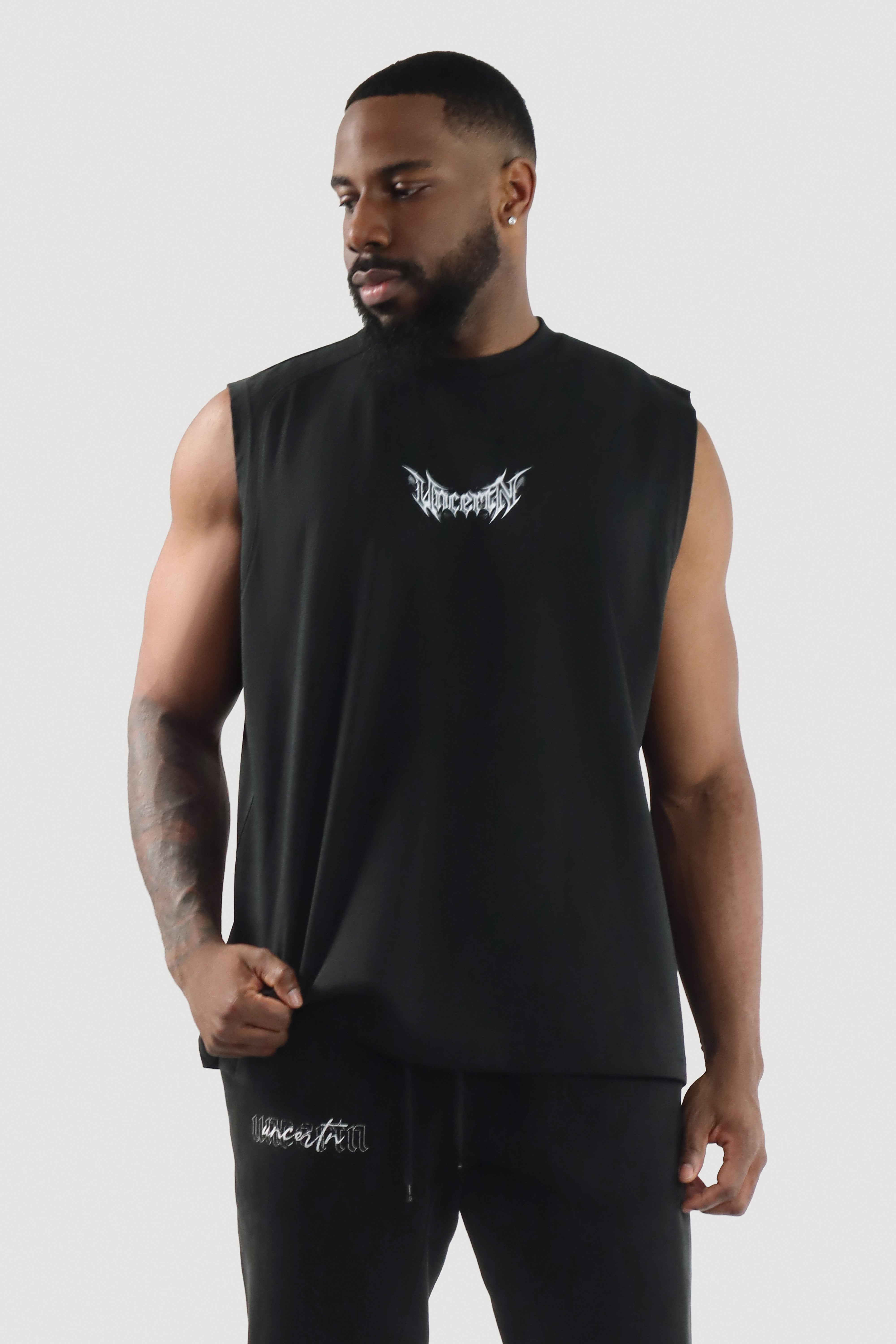 UC051 Blade Oversized Cut Off Tank - Black