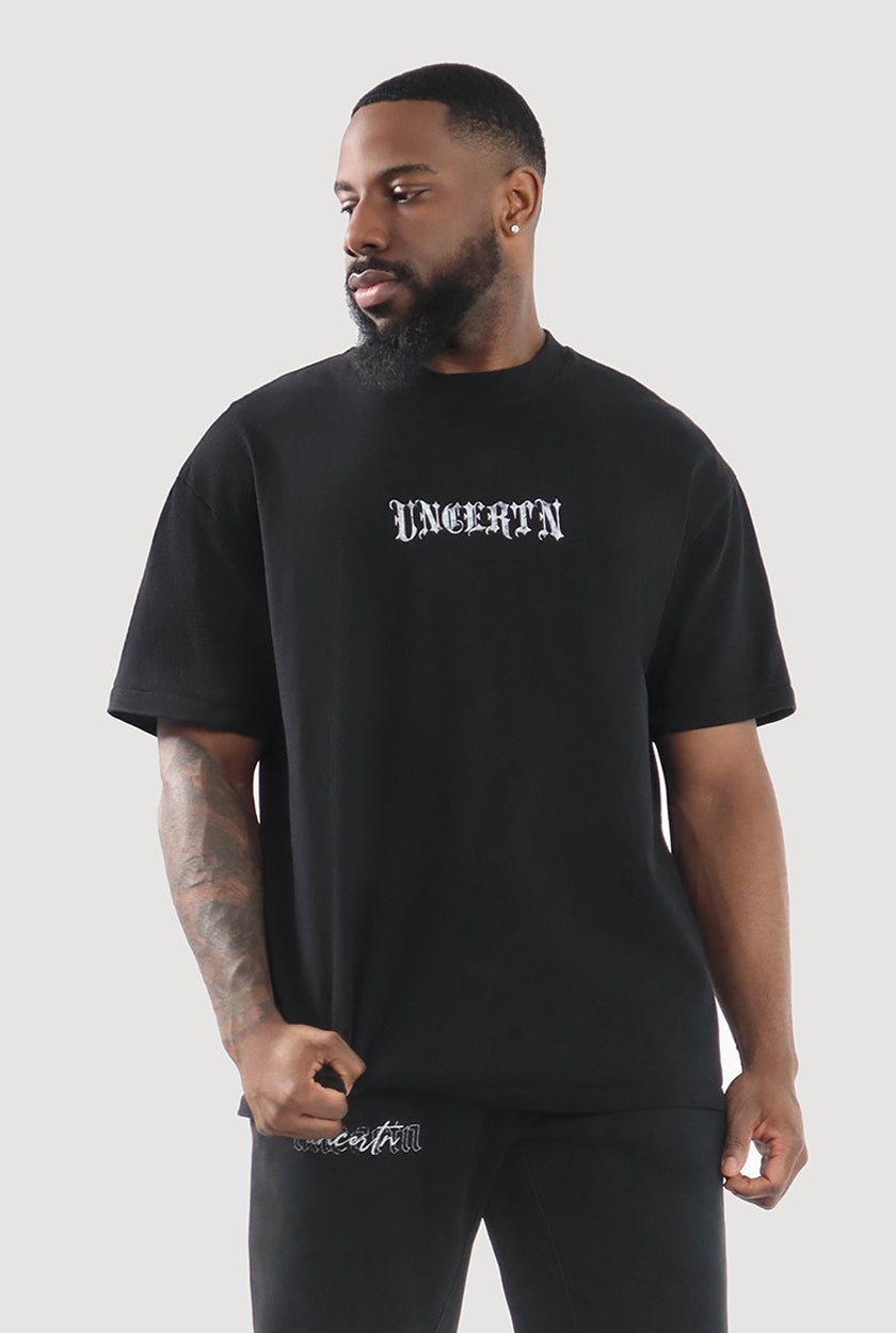 UC021 Eclipse Oversized Tee - Black