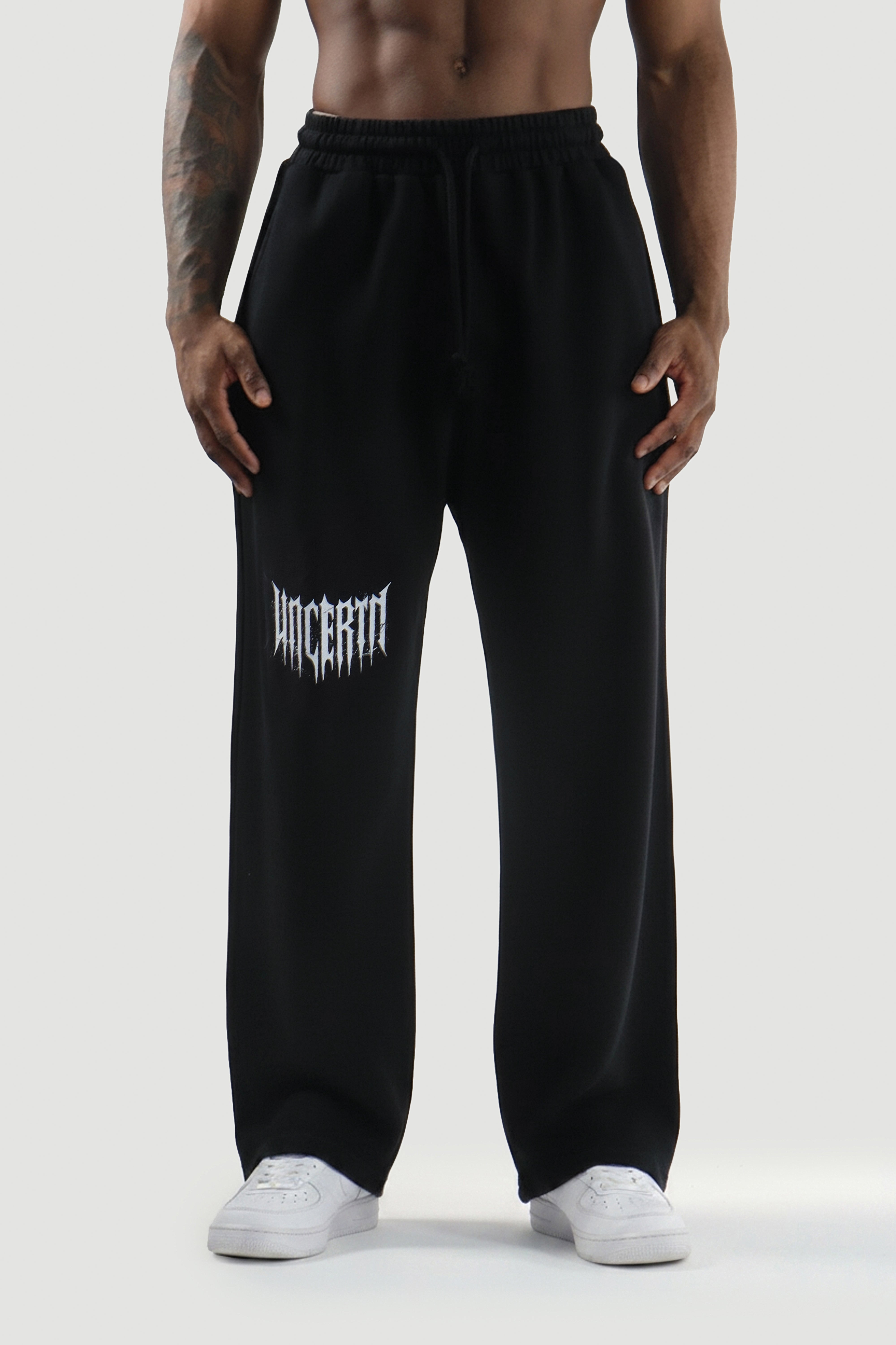 UC022 Envy Straight Cut Joggers - Black Wash