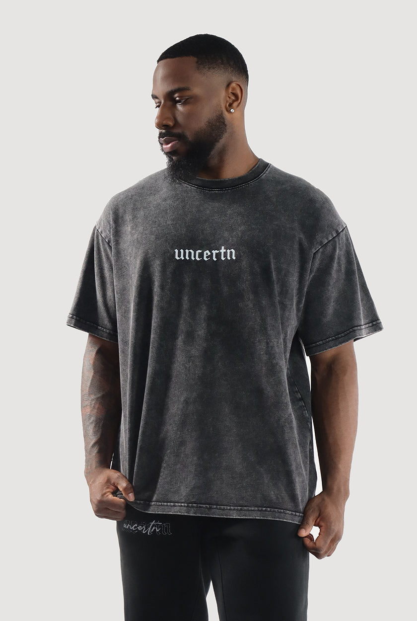 UC010 Phantom Oversized Tee - Black Wash