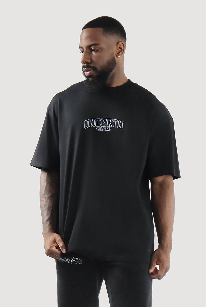 UC011 Phantom Oversized Tee - Black