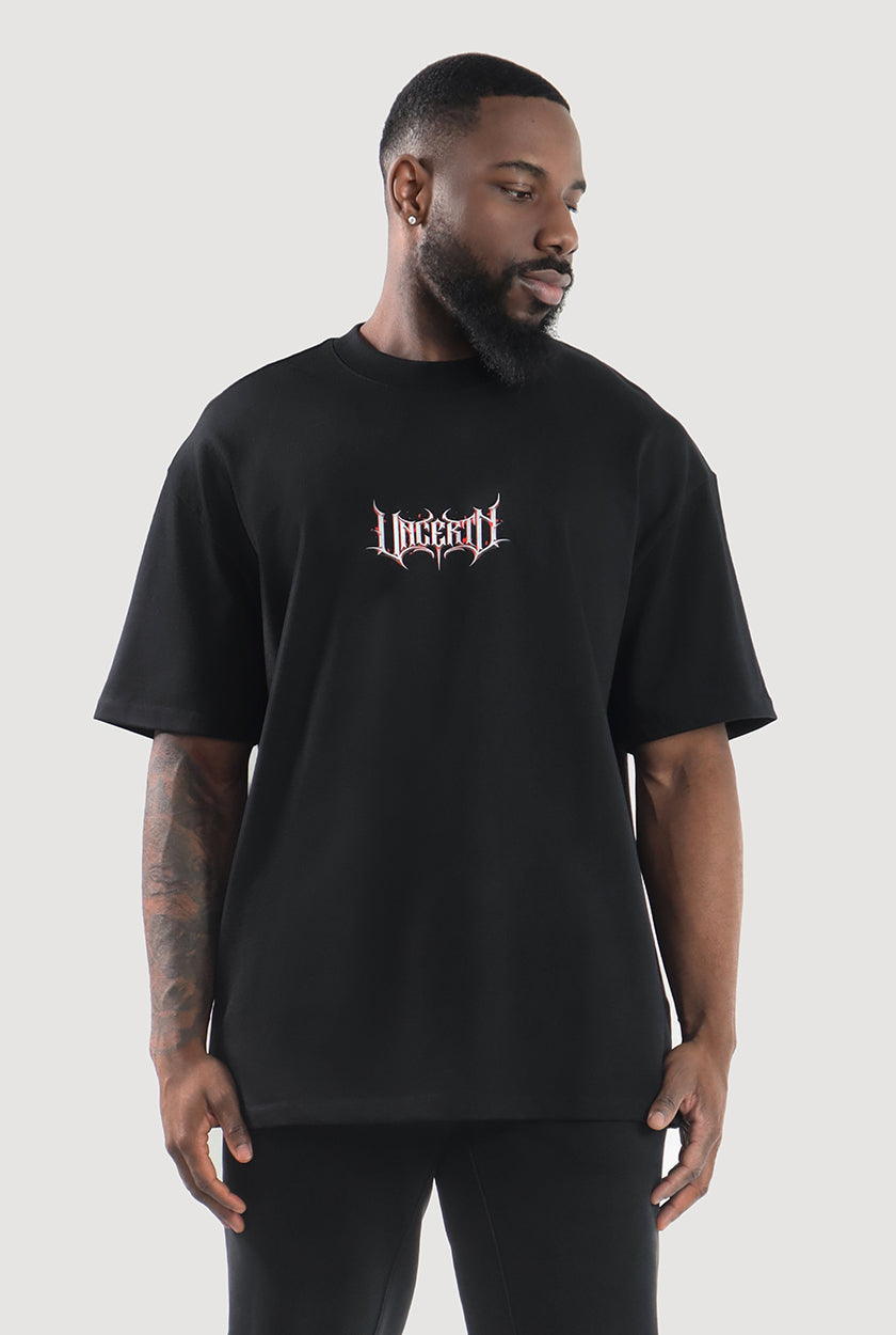 UC037 Katana Oversized Tee - Black