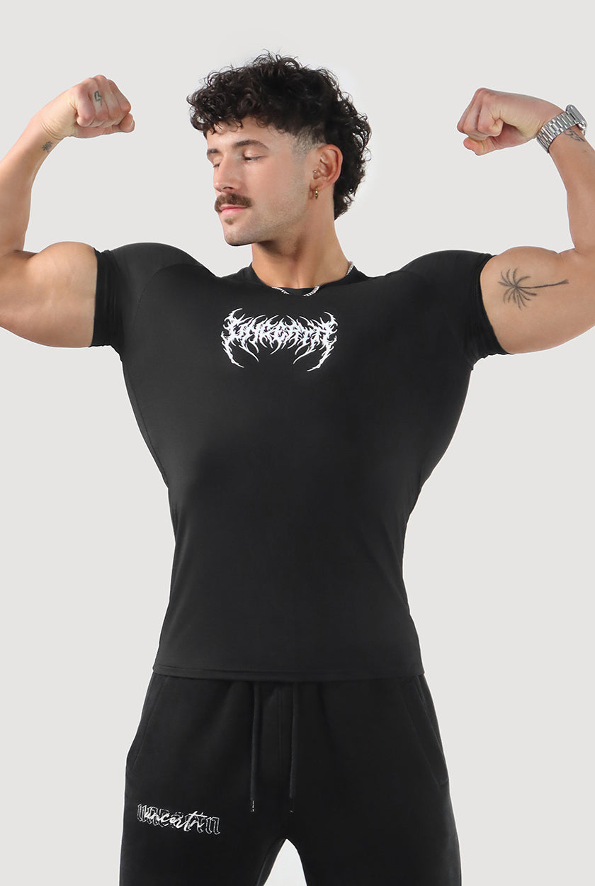 UC036 Celestial Compression Tee - Black