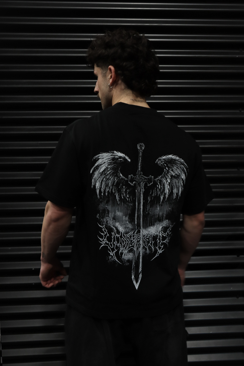 UC026 Precision Oversized Tee - Black
