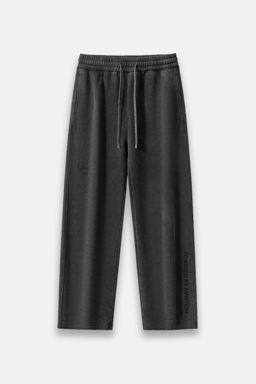 UC042 Foundation Oversized Joggers - Black Wash