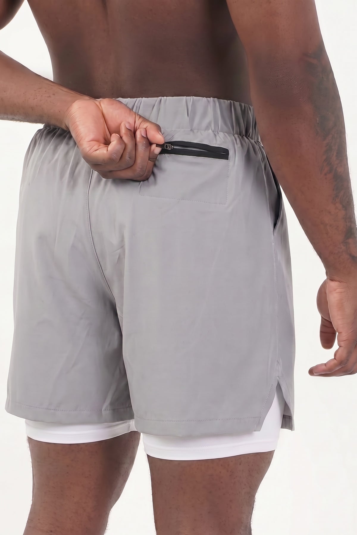 UC032 Summit Liner Shorts - Light Grey