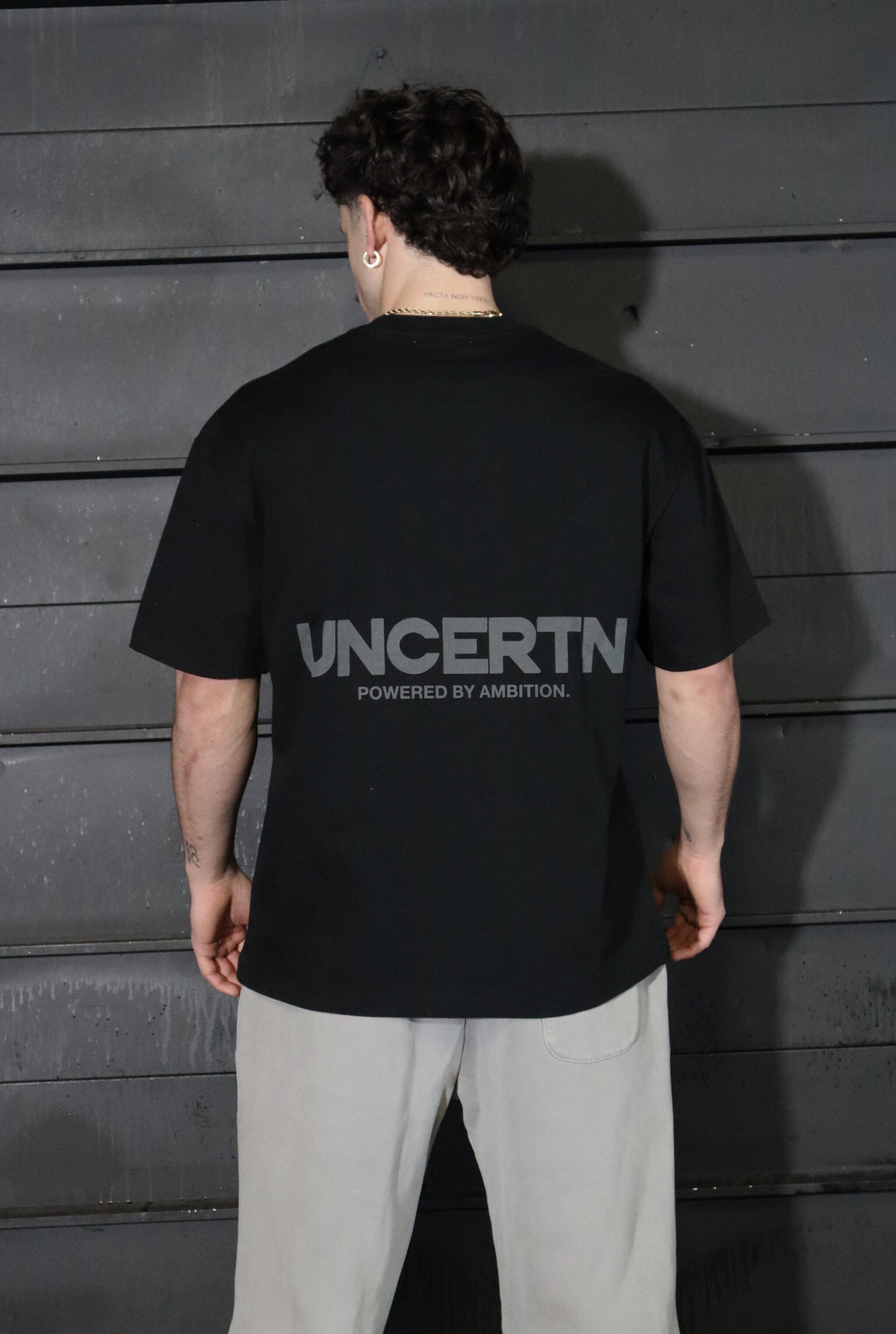 UC041 Foundation Oversized Tee - Black