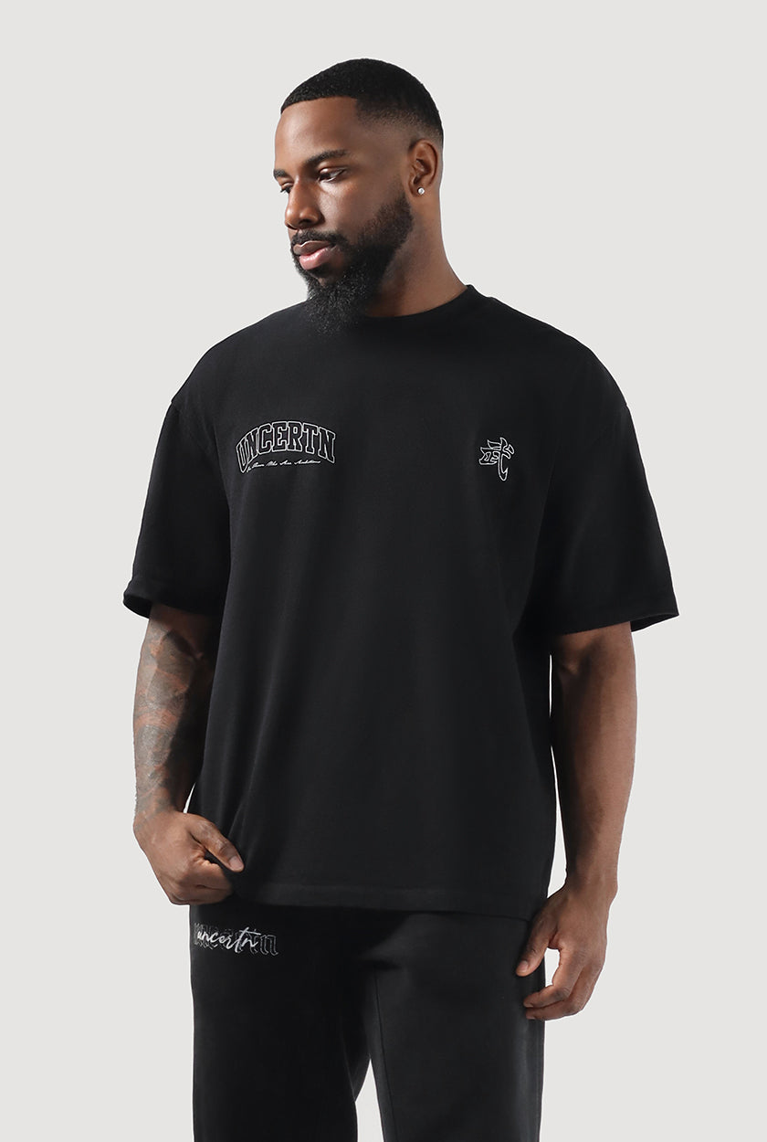 UC040 Samurai Oversized Tee - Black
