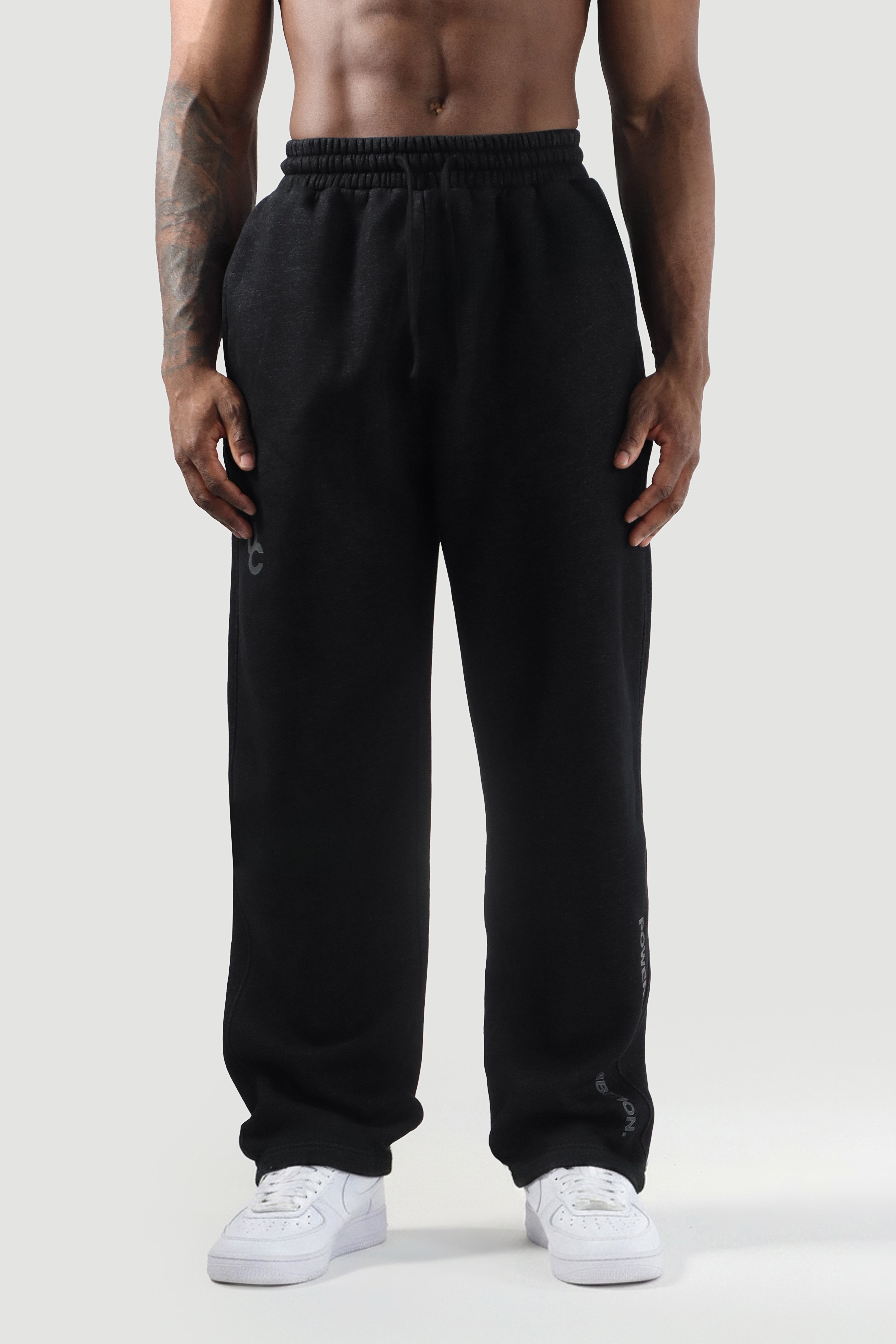 UC042 Foundation Oversized Joggers - Black Wash