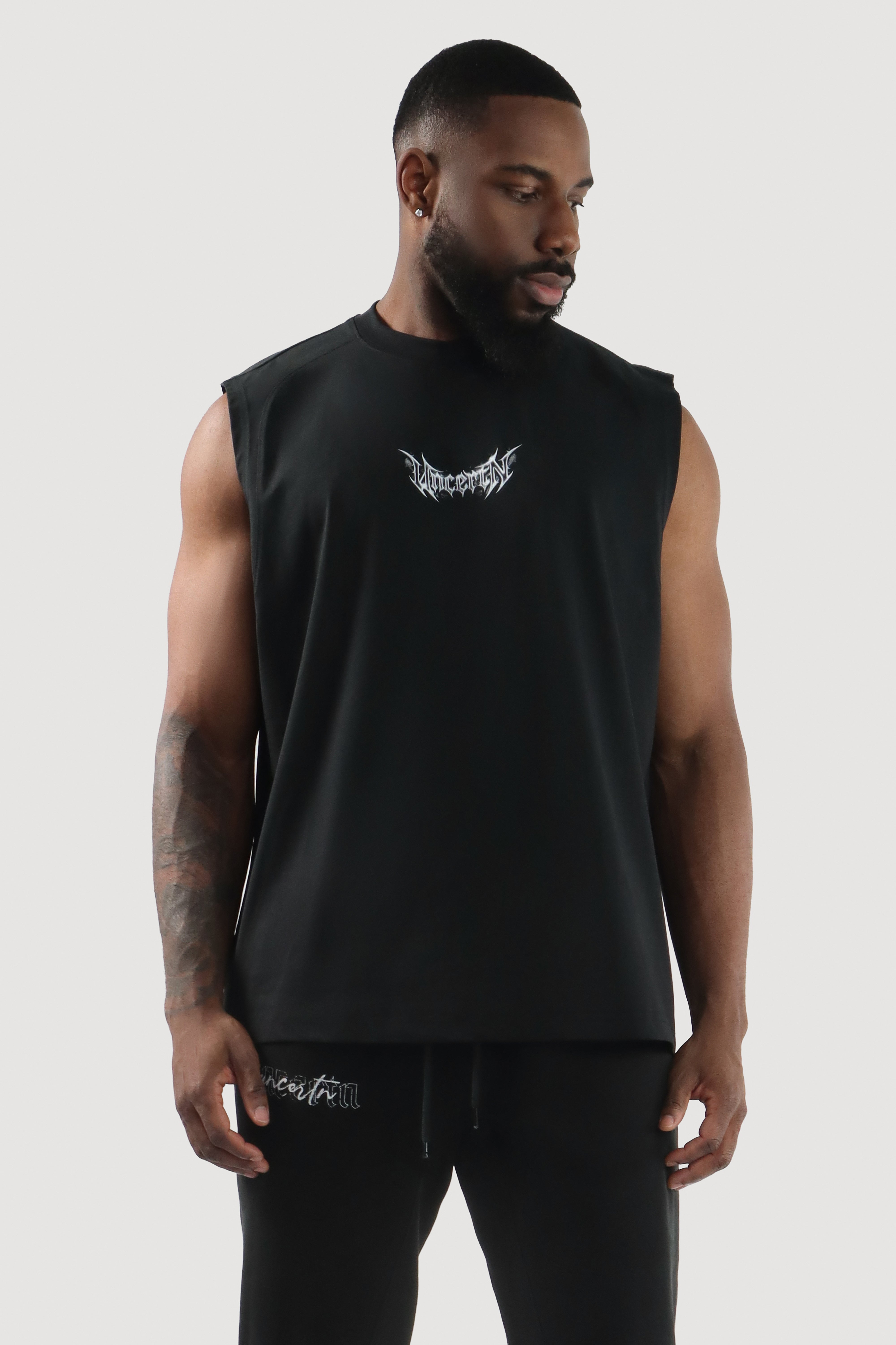 UC051 Blade Oversized Cut Off Tank - Black
