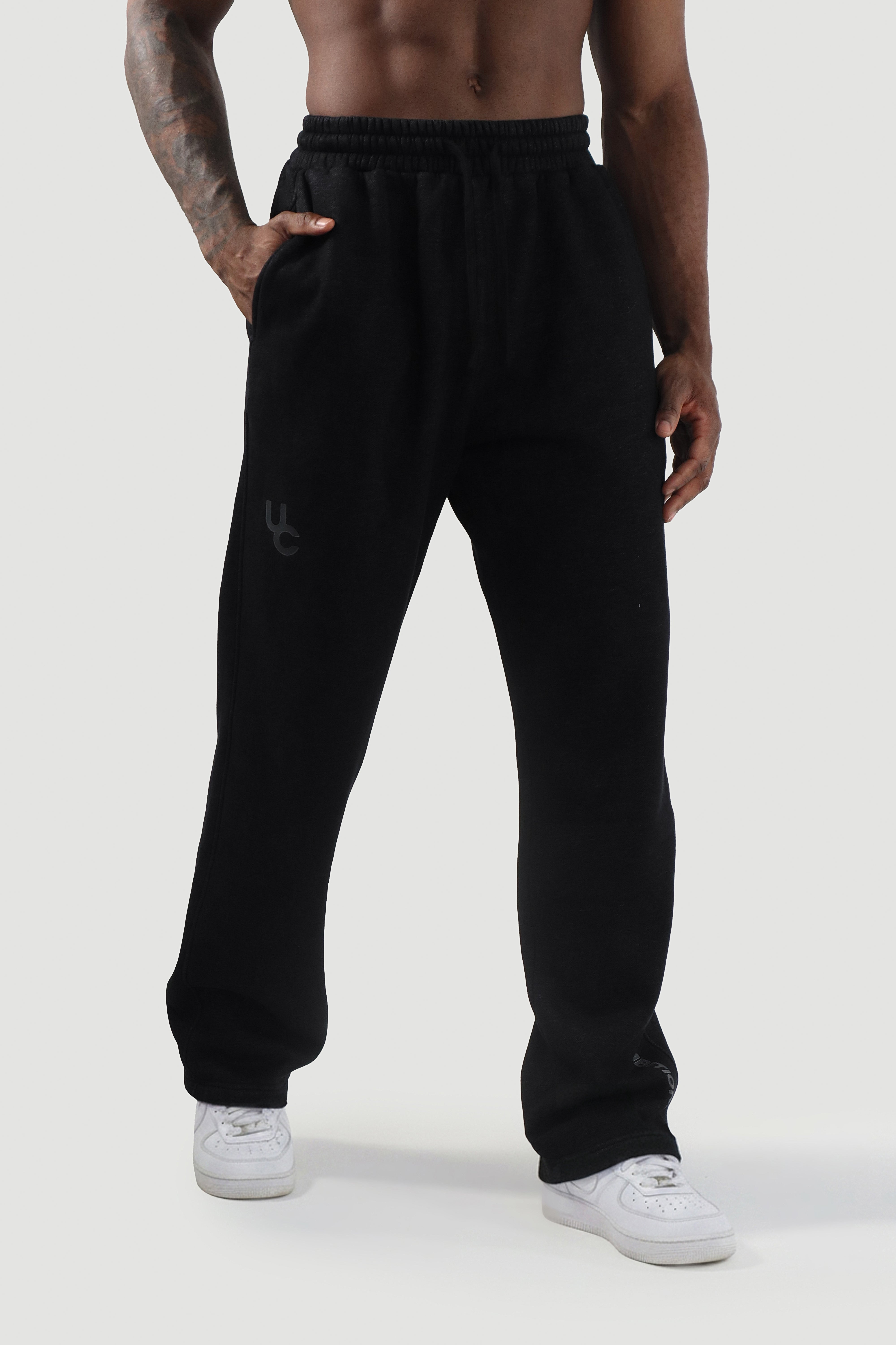 UC042 Foundation Oversized Joggers - Black Wash