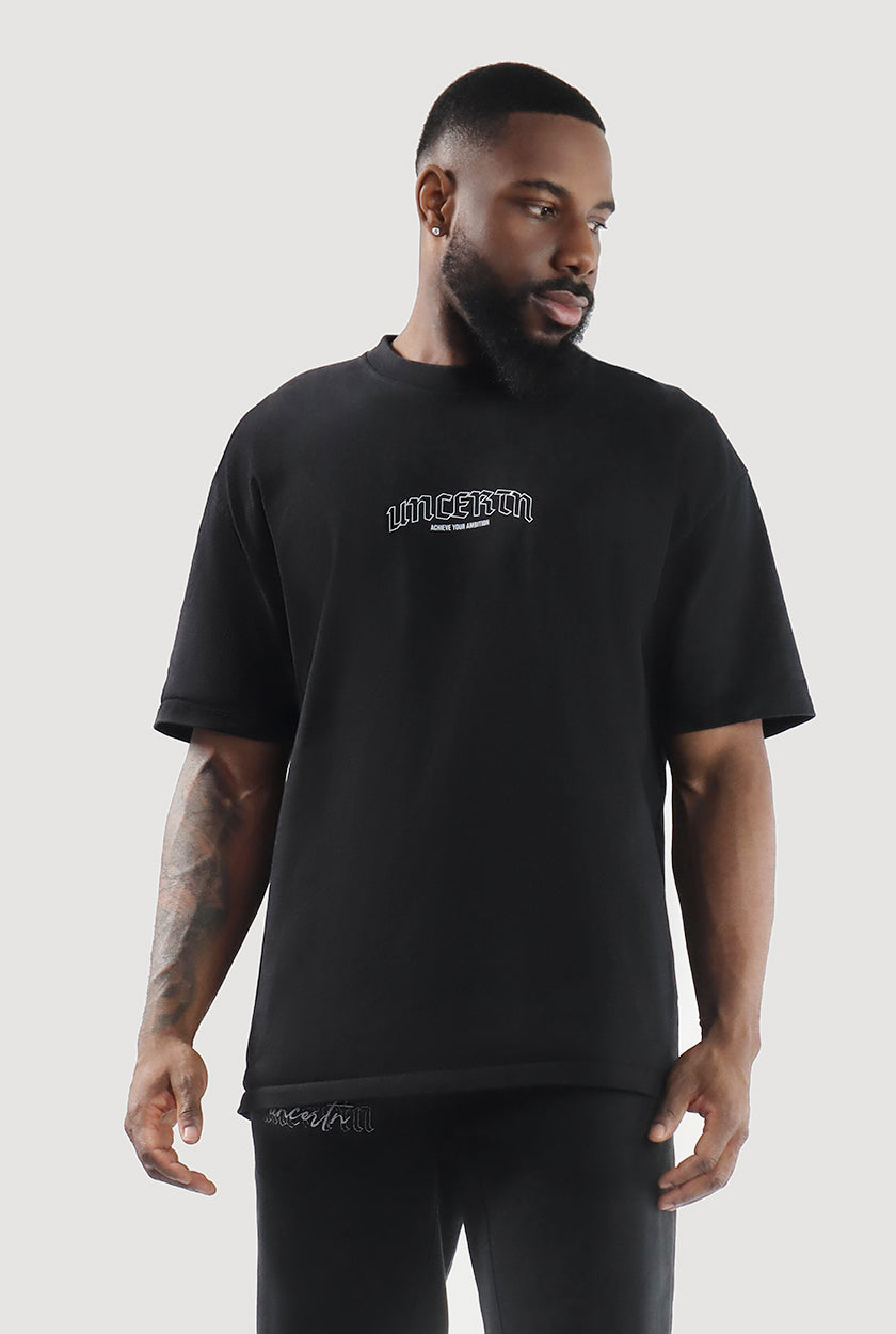 UC020 Triumph Oversized Tee - Black