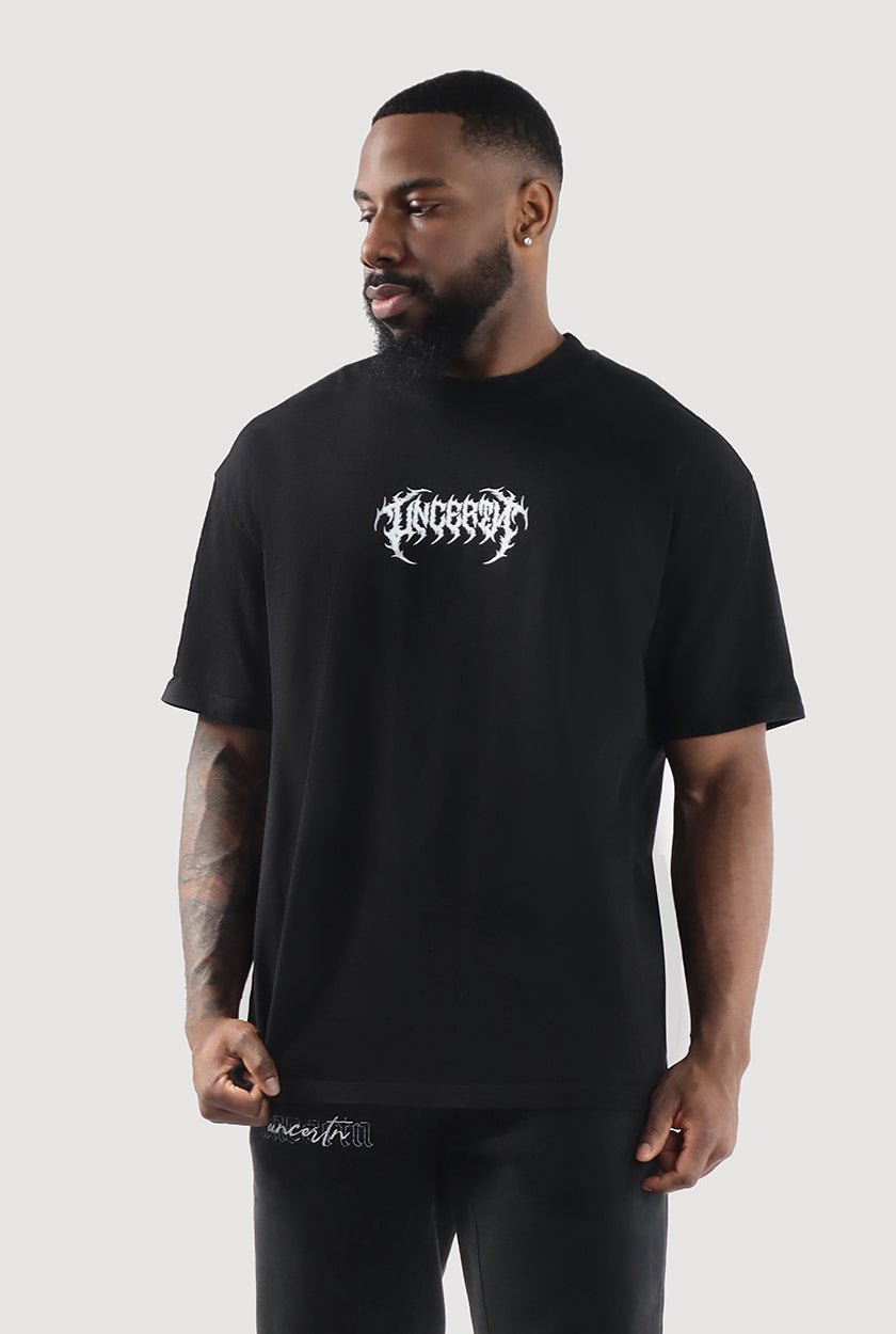 UC019 Destiny Oversized Tee - Black