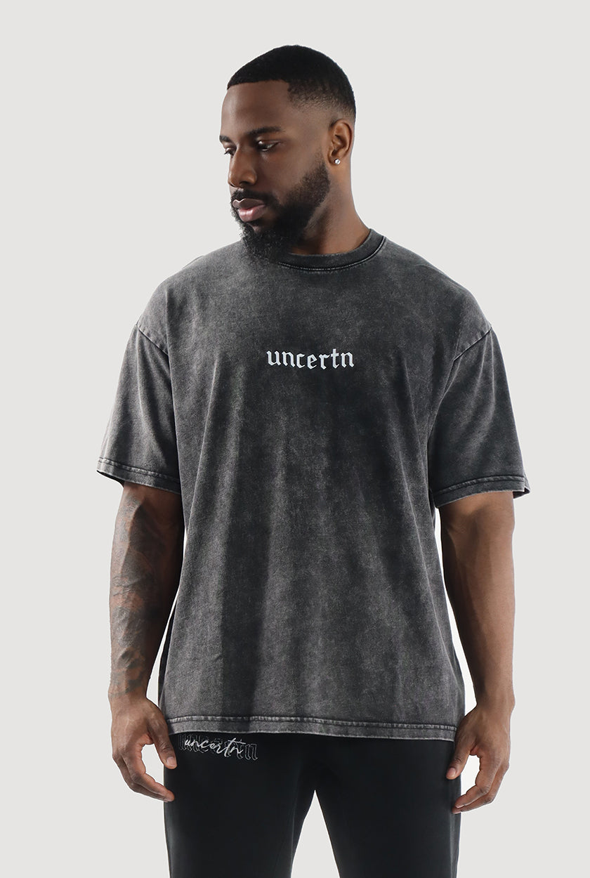 UC010 Phantom Oversized Tee - Black Wash