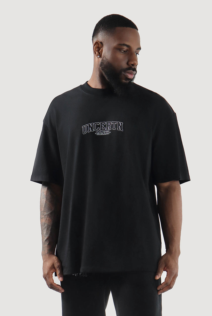UC011 Phantom Oversized Tee - Black
