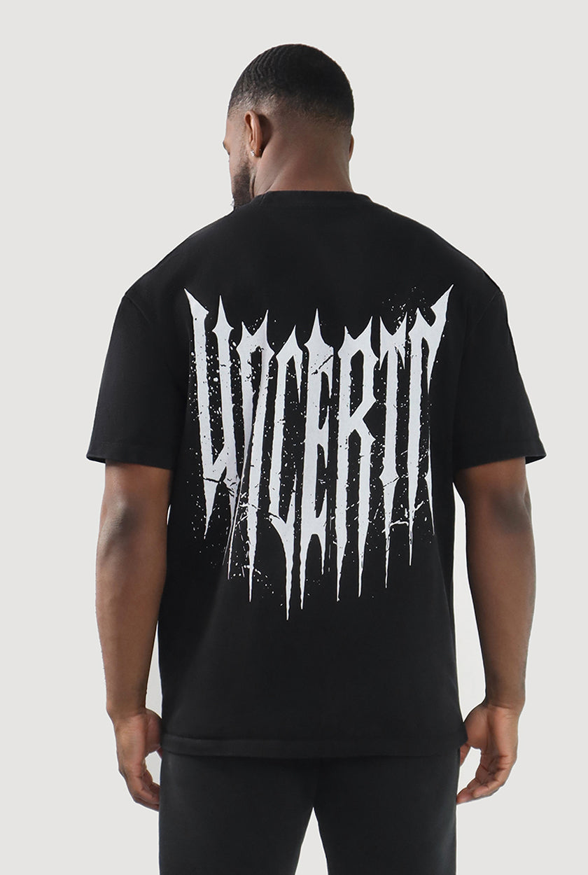 UC022 Envy Oversized Tee - Black