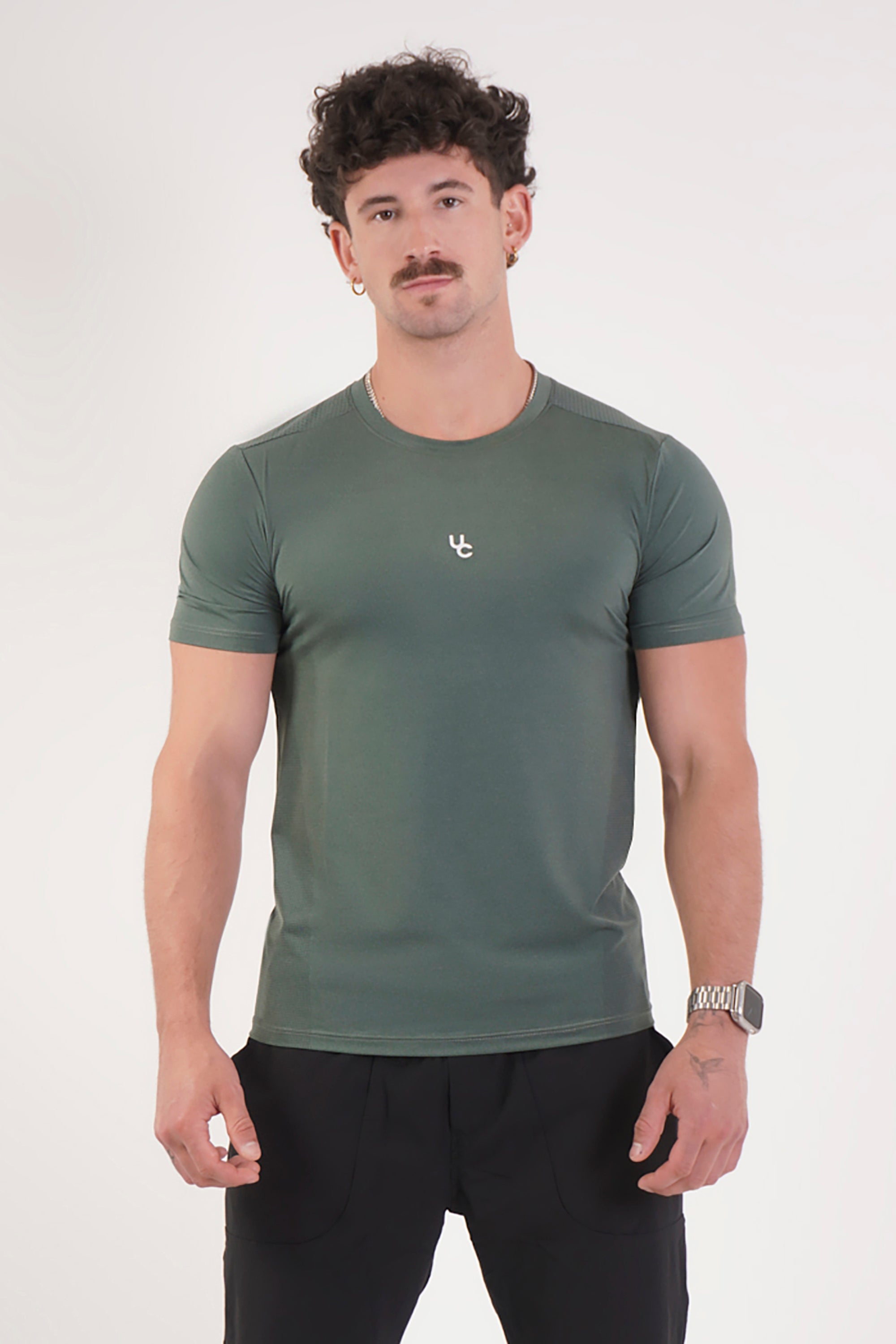 UC025 Summit Performance Tee - Dark Pine