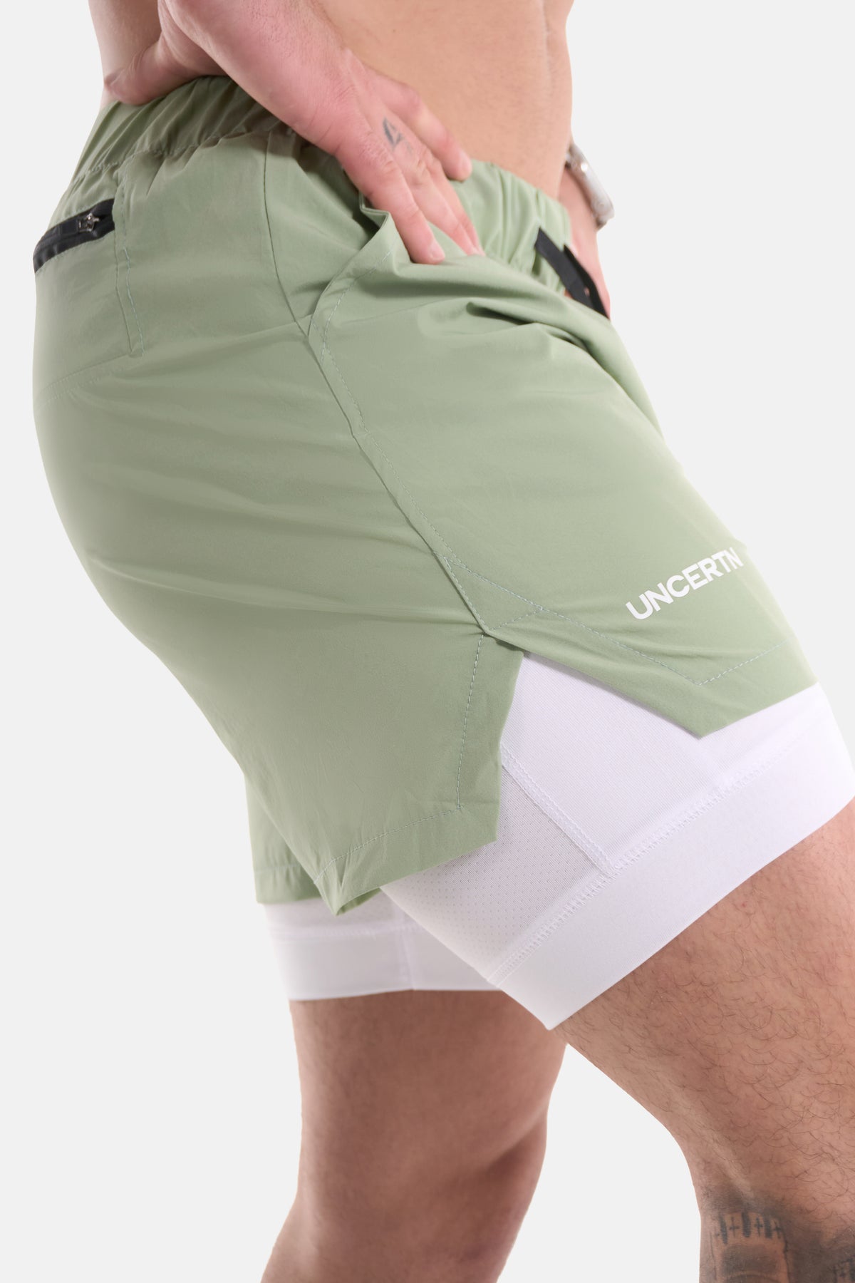 UC032 Summit Liner Shorts - Sage Green