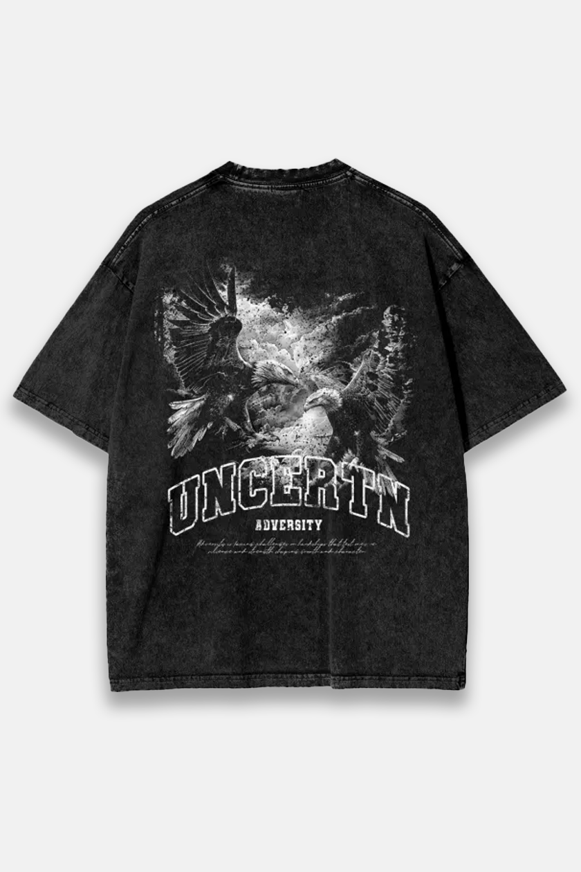 UC010 Phantom Oversized Tee - Black Wash