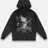 UC010 Phantom Oversized Hoodie - Black Wash