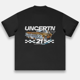 UC013 Oversized Racing Team Tee - Chrome Legends