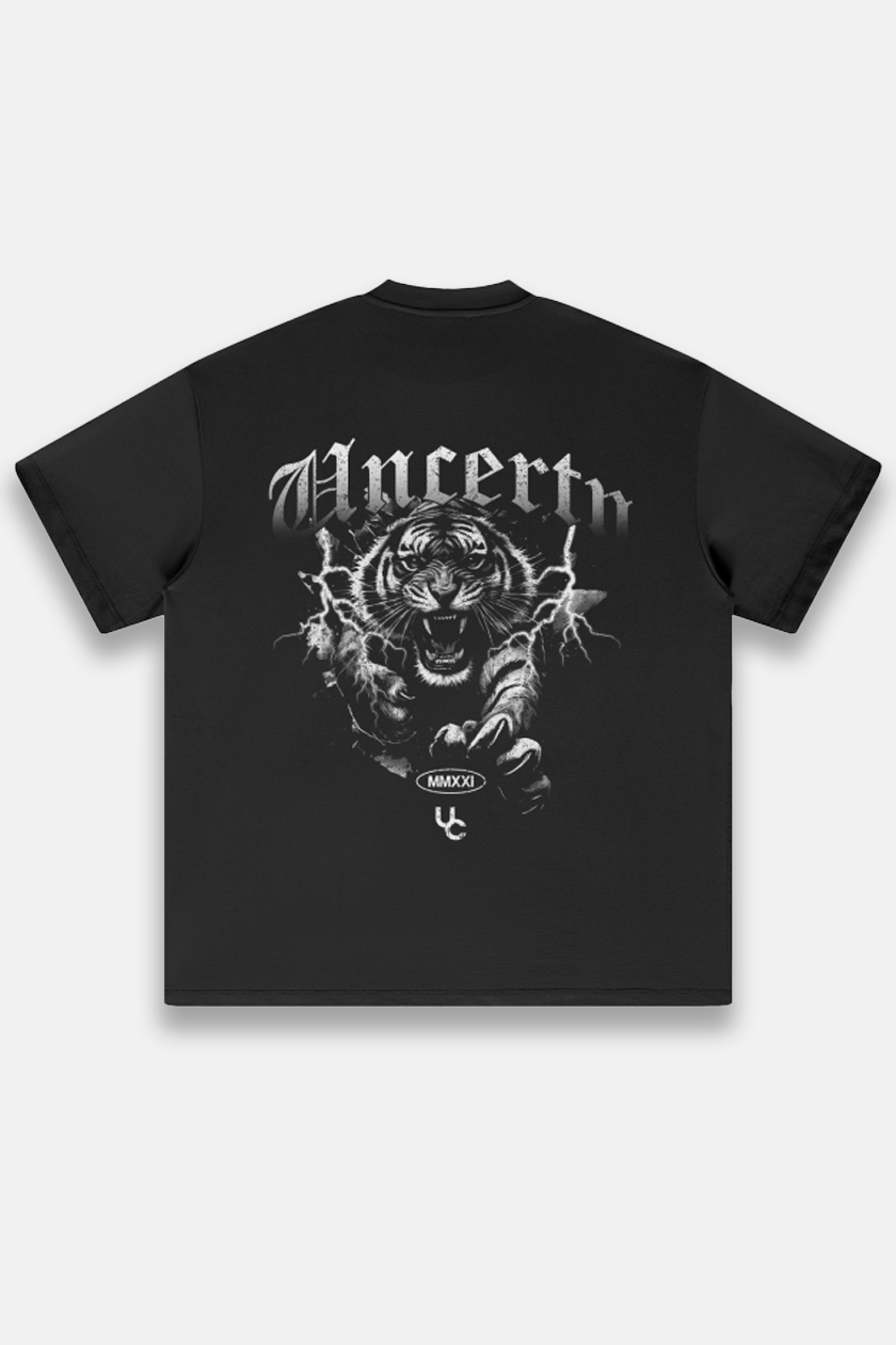 UC014 Reign Oversized Tee - Black