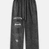 UC016 Oversized Legacy Joggers - Black Wash